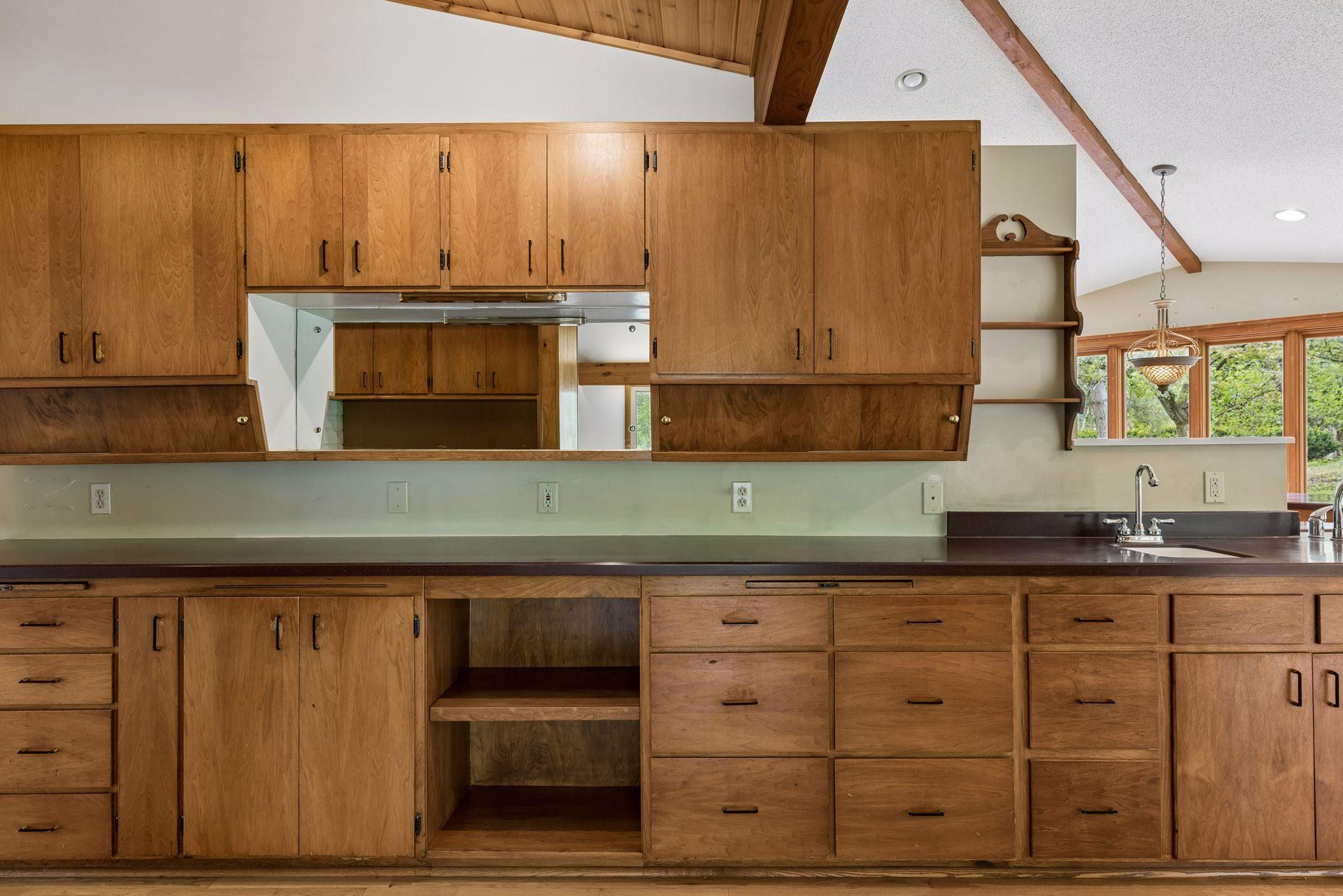 Kitchen pantry and prep space.