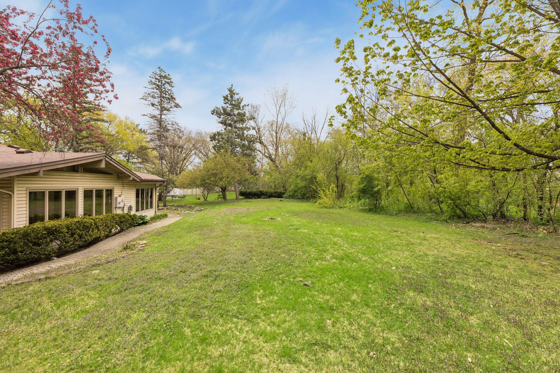 .54 acres. An expansive quiet and private site.