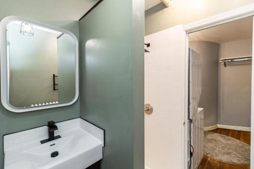 Sink and shower