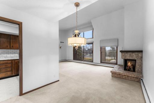 Another view from the dining room showcasing the space.