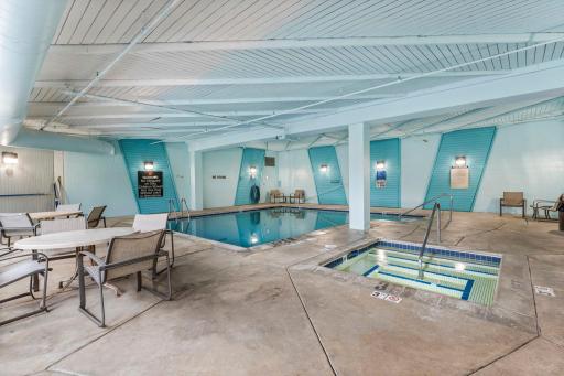 Just a few of the outstanding community amenities, include an indoor and outdoor pool, a hot tub, and a sauna.