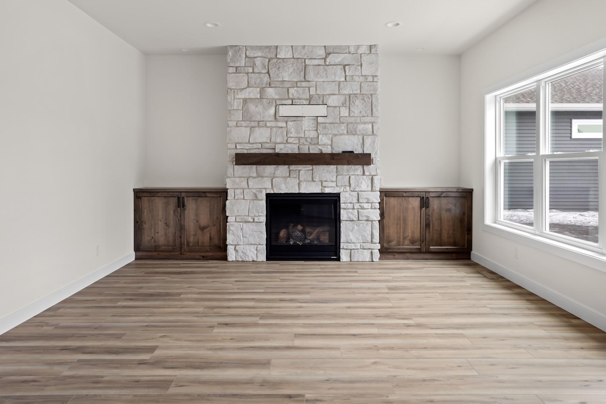 Great Room with gas Fireplace