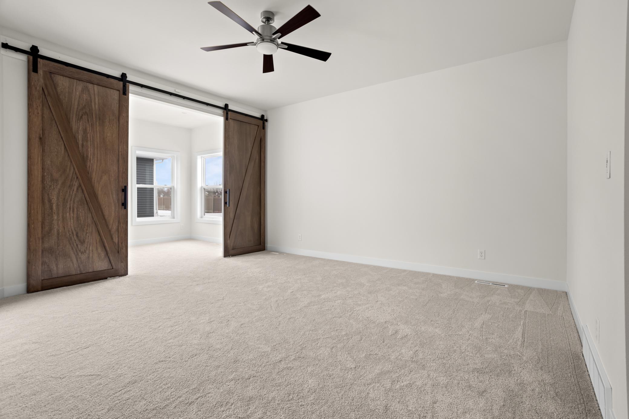 Primary Bedroom into Sitting Room