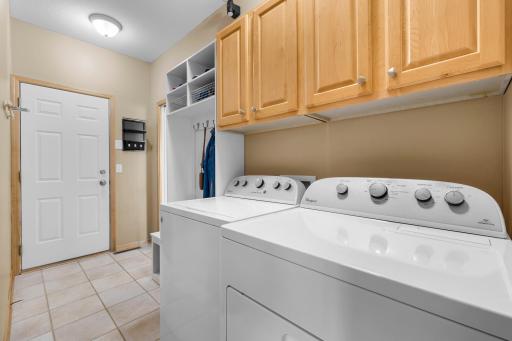 Main floor laundry.