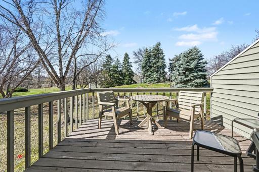 Main-level deck with stunning west-facing views - perfect for evening sunsets