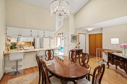 Welcoming entrance into a bright, open living area