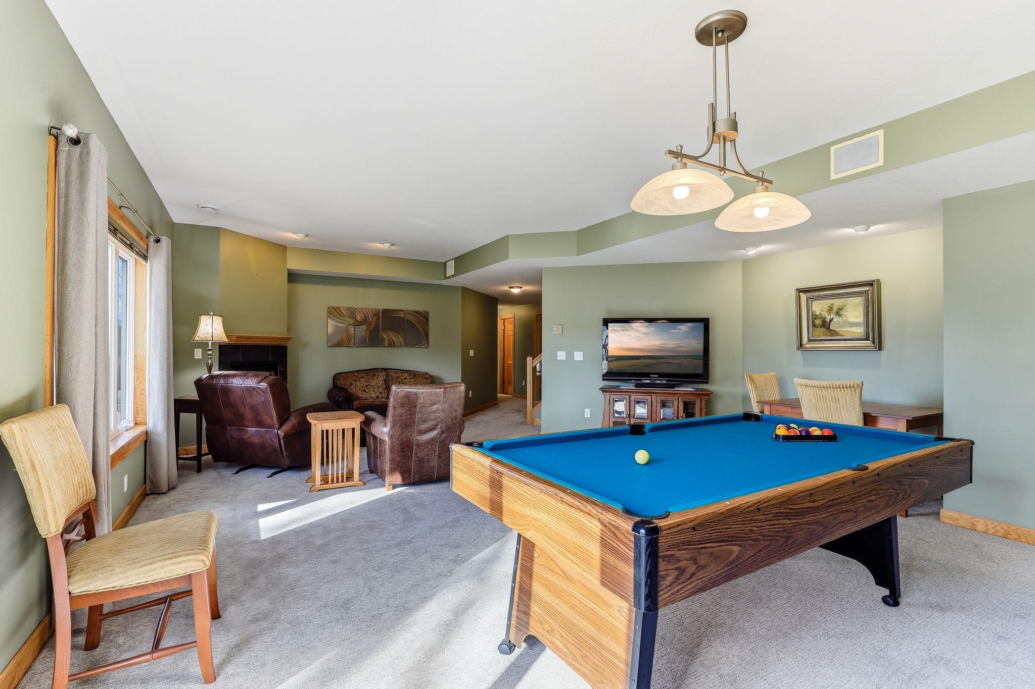 Family room with abundant space for relaxation and entertaining