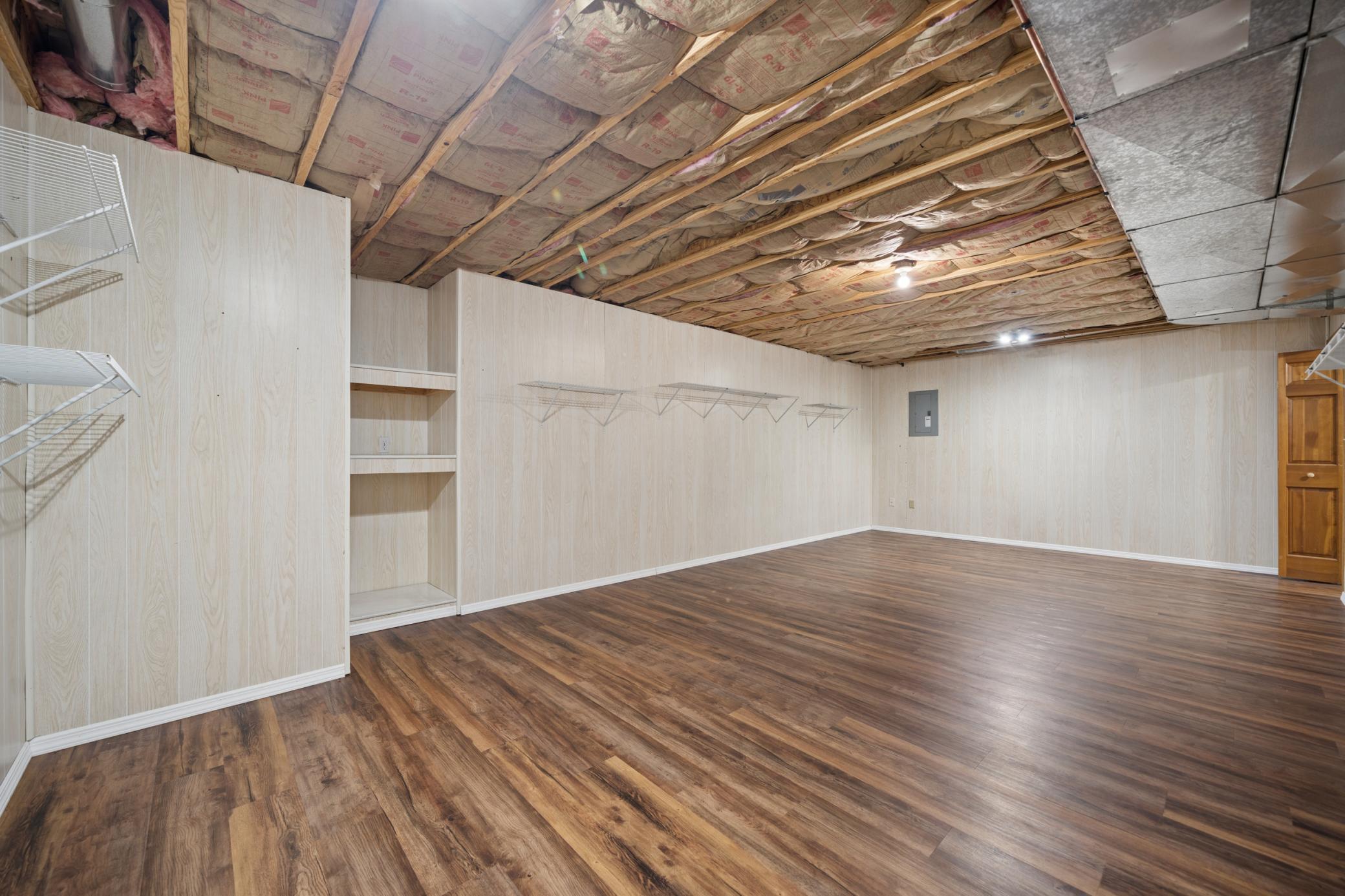 Storage room lower level