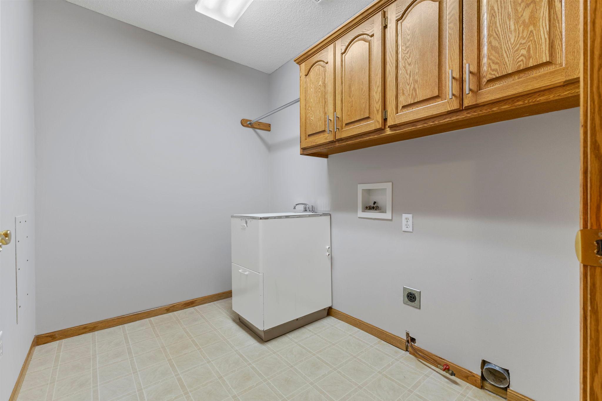 Laundry room.