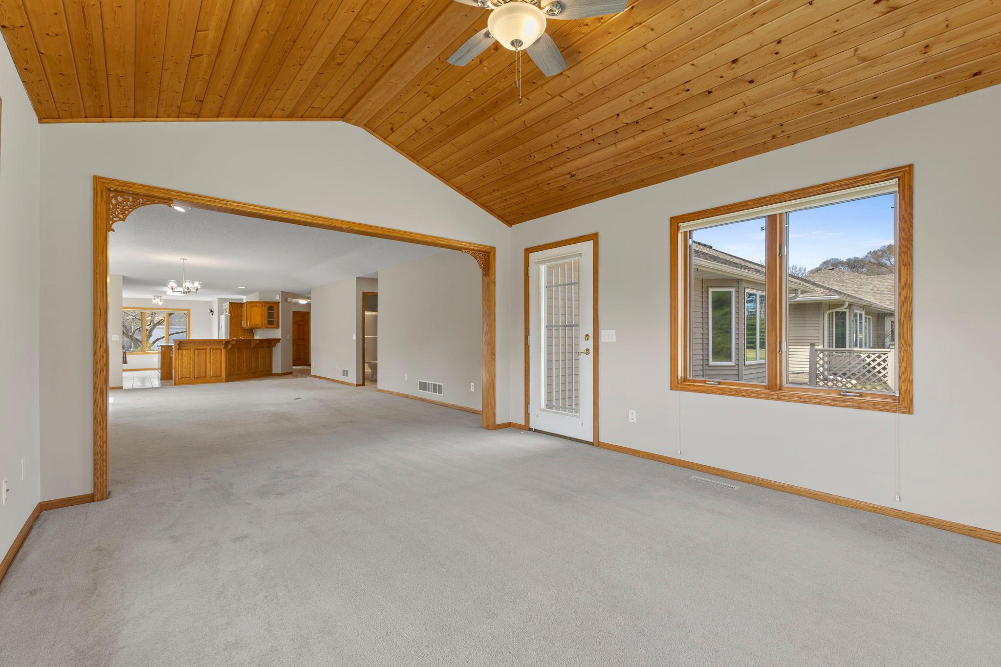 Walk-out access to your patio and backyard for easy indoor-outdoor living.