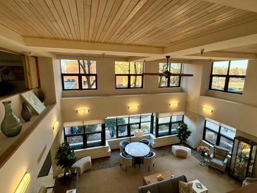 Overlooking main lobby