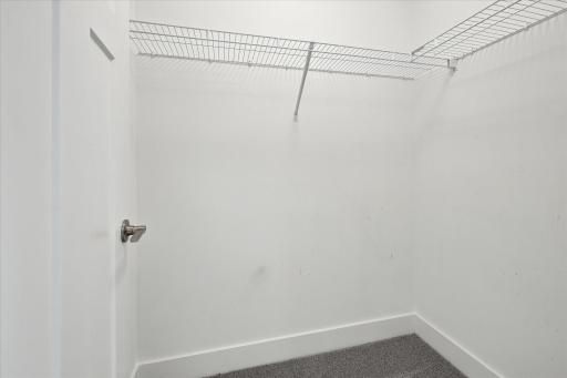 Walk-in closet in the 4th upstairs bedroom.