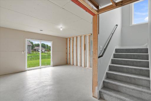 The walk-out basement provides endless possibilities to create the ultimate rec room, home gym, guest suite, etc.