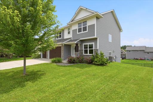 Beautifully maintained yard with an underground sprinkler system.