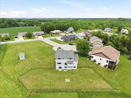 So much room for playing, gardening, or entertaining.