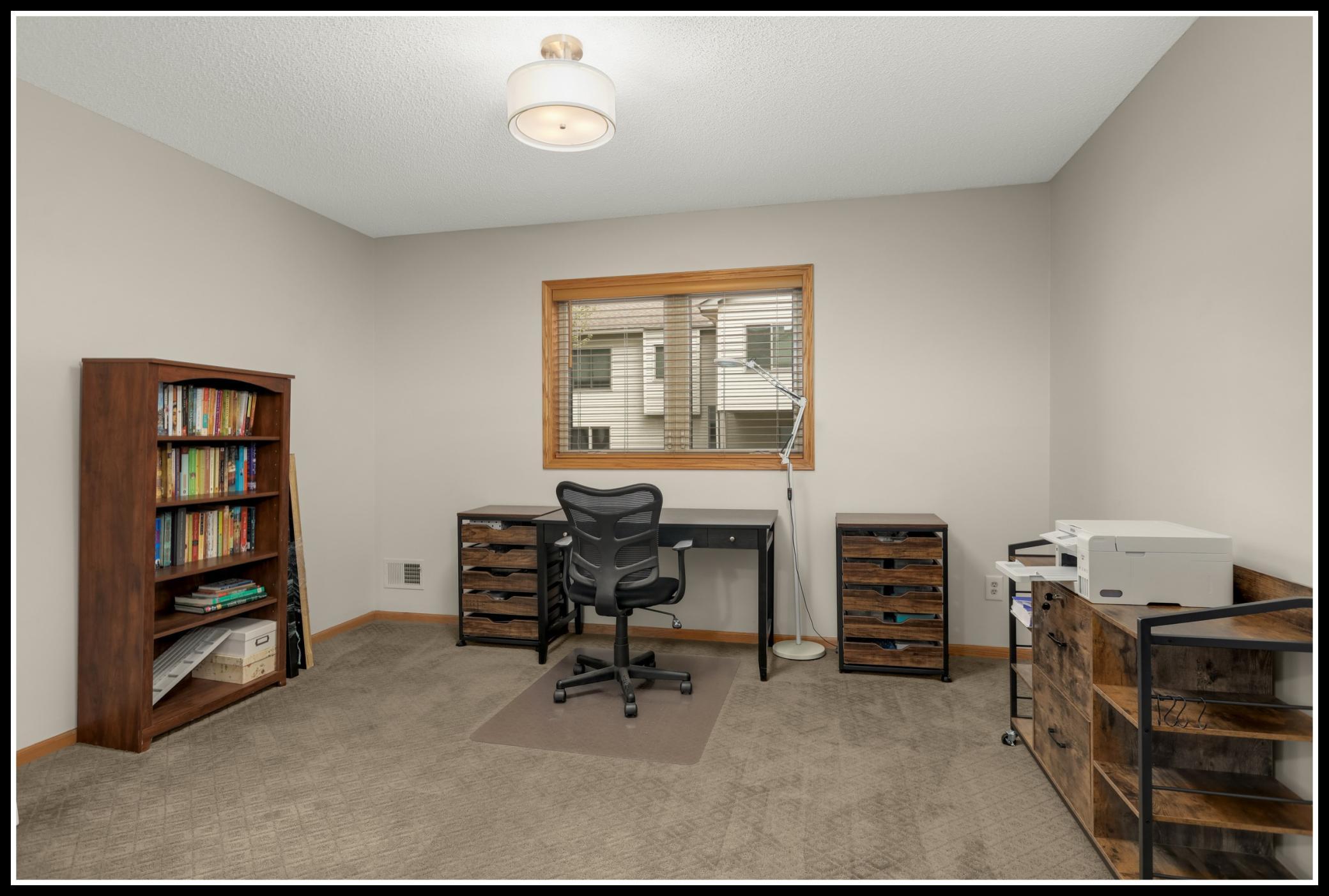 Just off of the family room, the flex room transforms to whatever your lifestyle needs