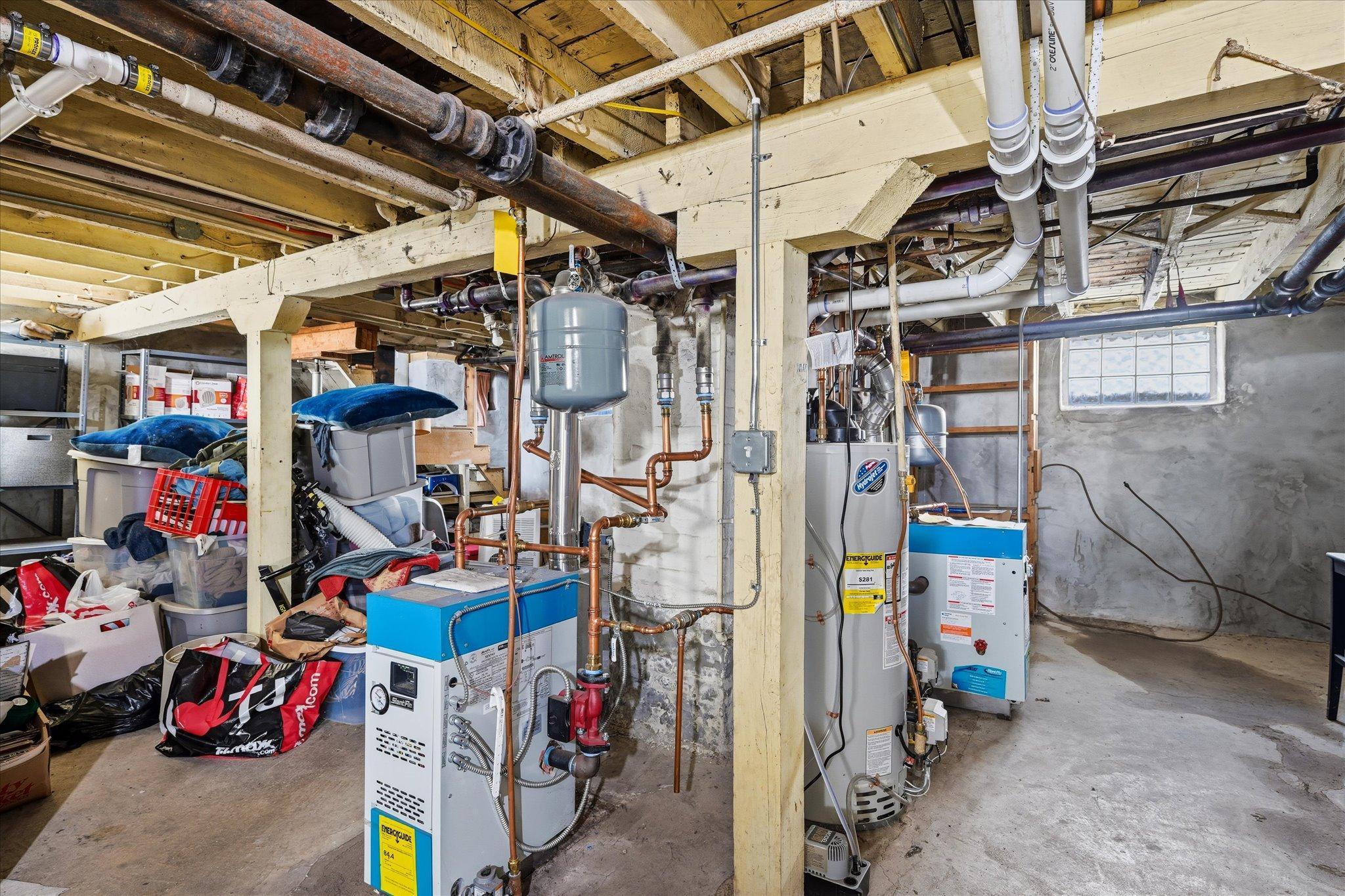 Basement - 2 New Boilers With Exhaust Systems