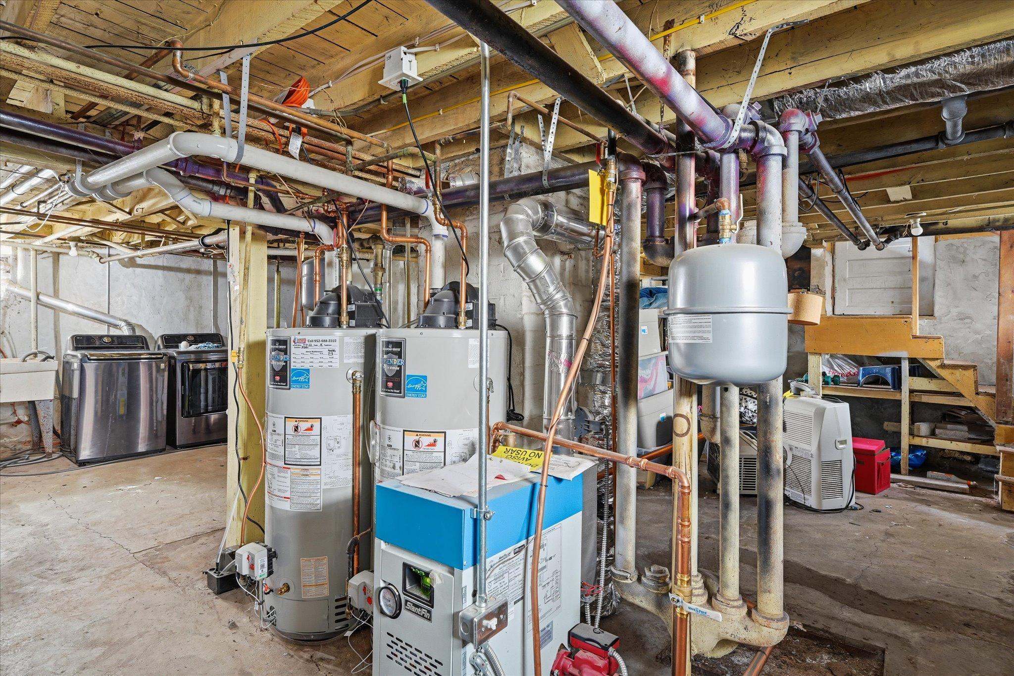 Basement - 2 New Water Heaters