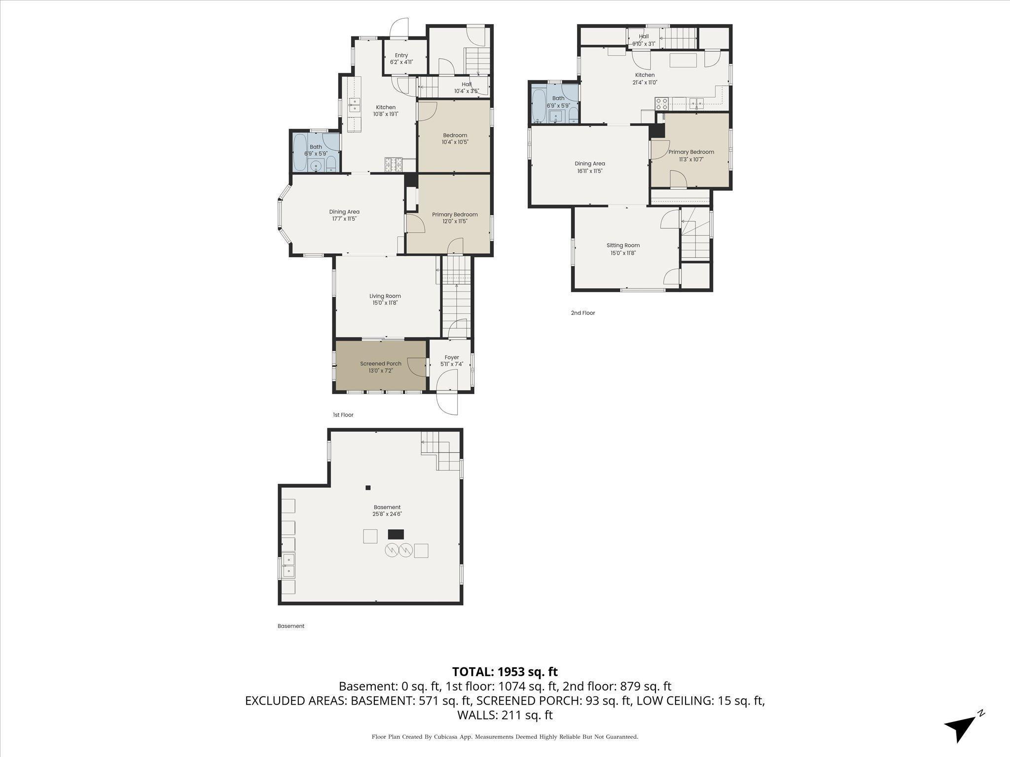 Whole Duplex Floor Plan