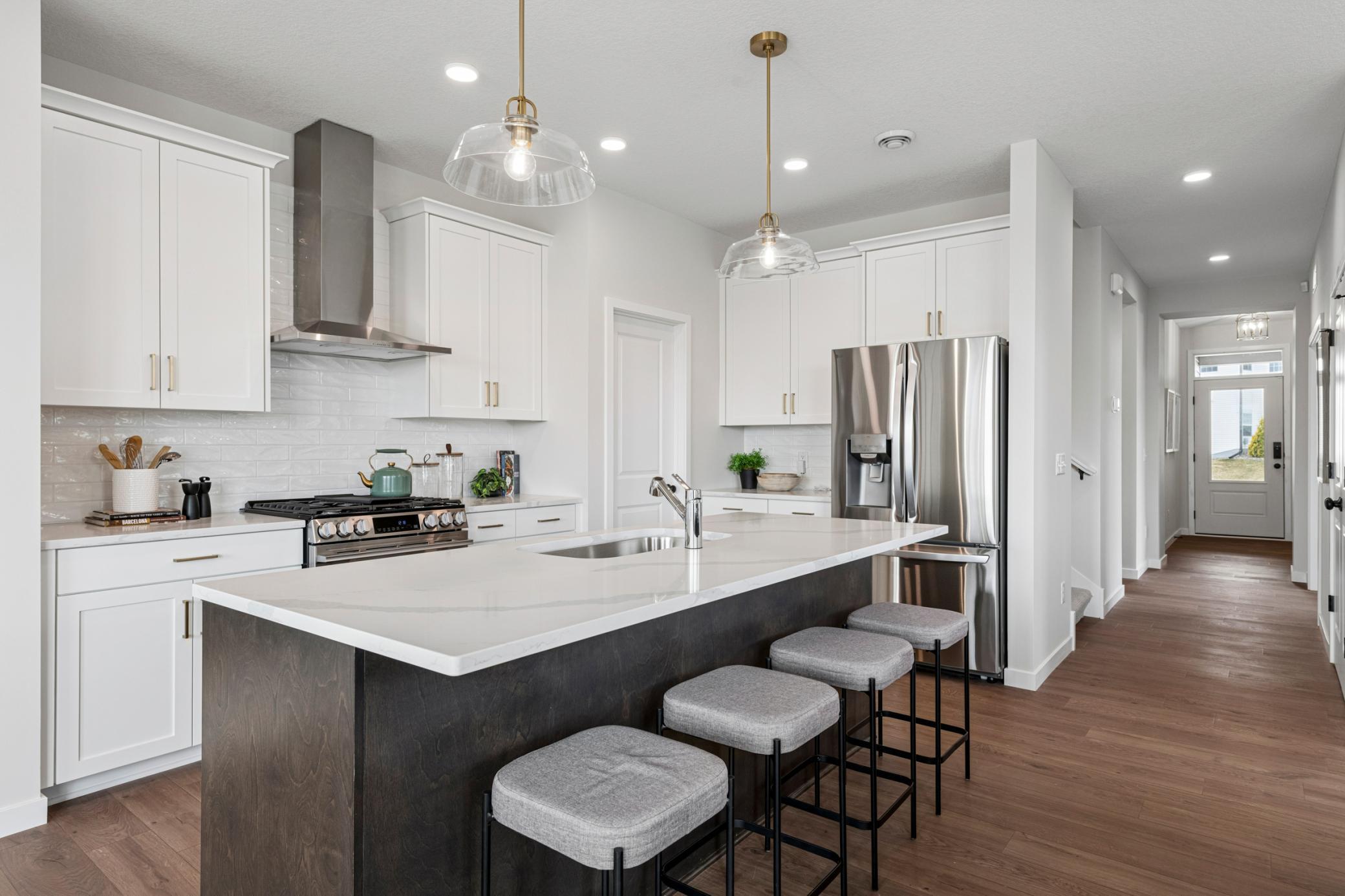 Presenting the Kendall Patio Plan by Robert Thomas Homes! This home is scheduled to be completed in early April 2026. Picture of similar home. Options selected and colors with vary.