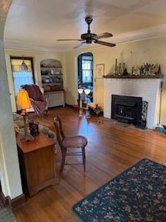 Wood Burning Fireplace