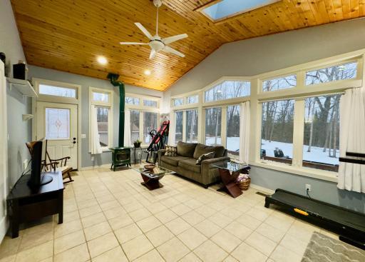 This sunroom is the showstopper of the home