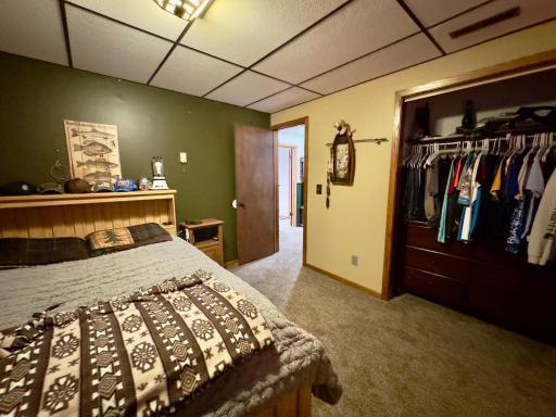 Bedroom number three is located on the lower level