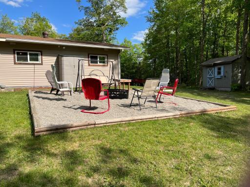 Enjoy a campfire here while you listen to the loons and watch the sun set on the lake
