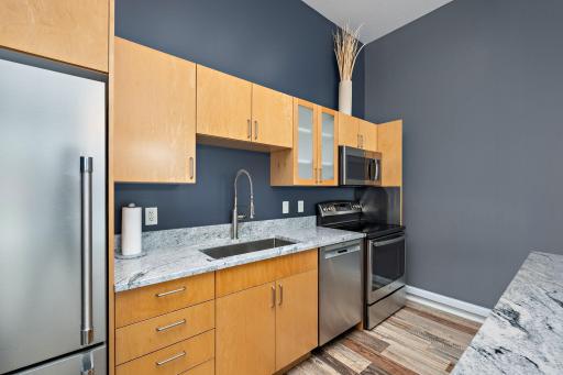 Newer Countertops, appliances, and fixtures
