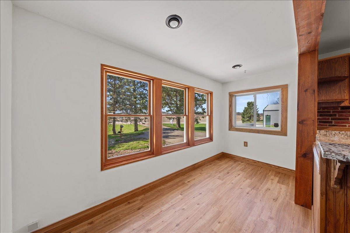 Informal dining area with lots of natural light.