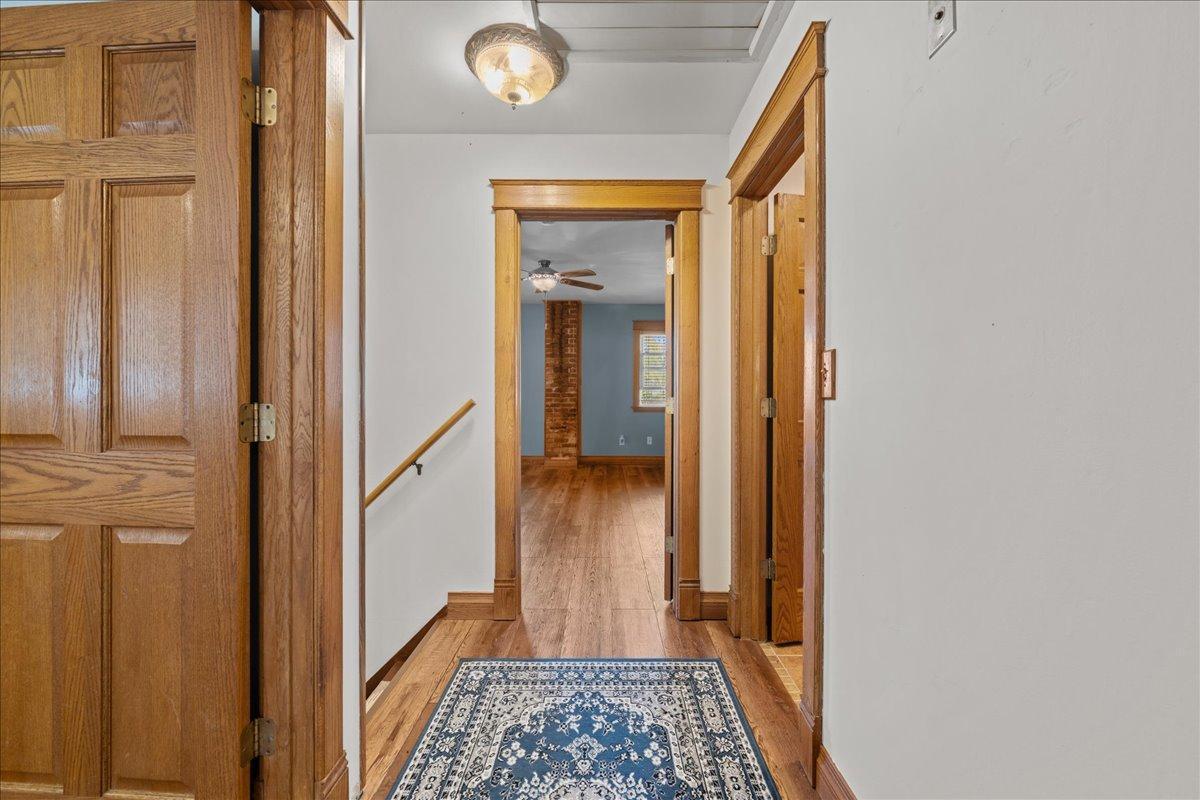 Upstairs landing area to three bedrooms and bathroom.
