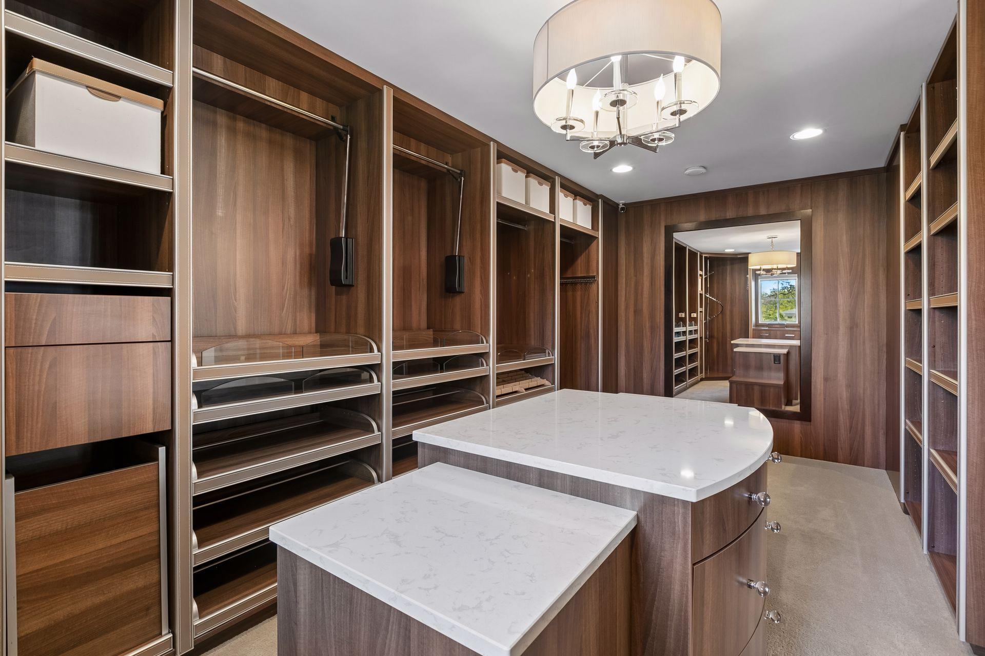 Incredible walk-in closet