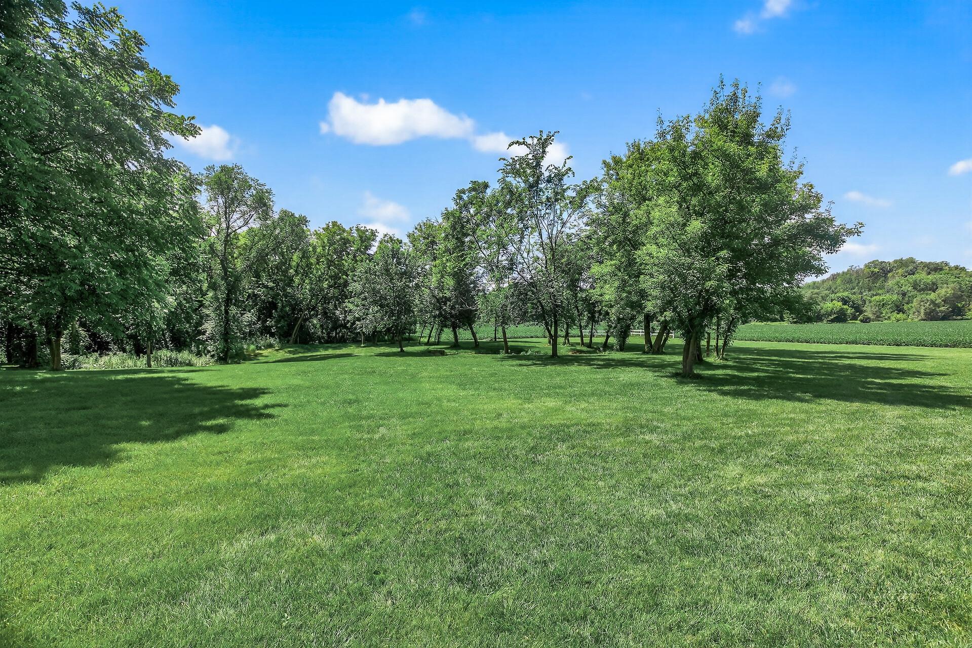 Walk barefoot to your hearts content in this yard.