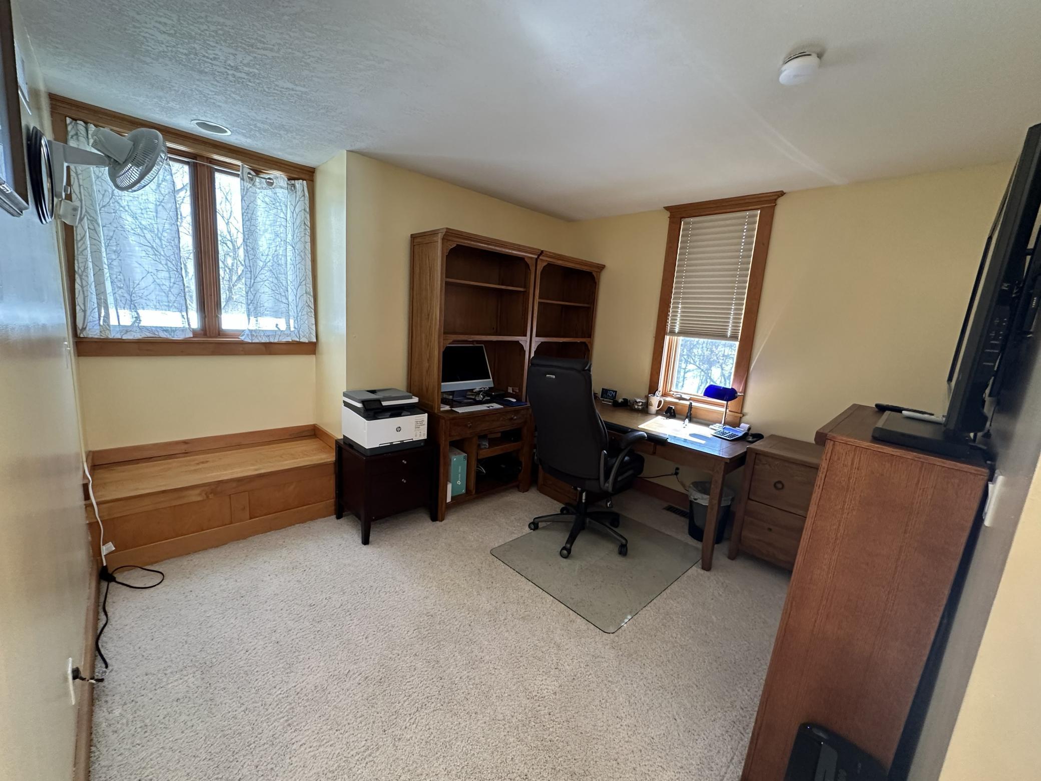 Upper level in home office or convert for a 4th bedroom if needed.