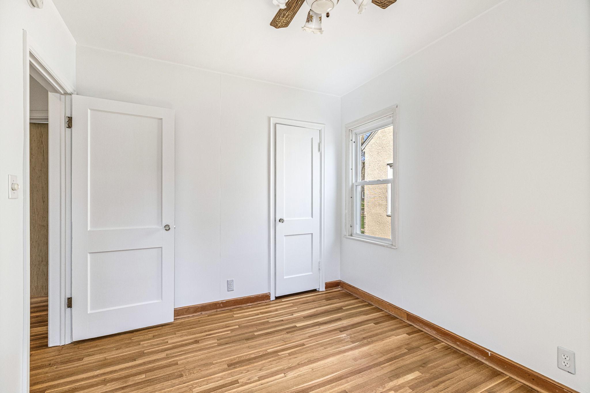 Bedroom one on the main level.