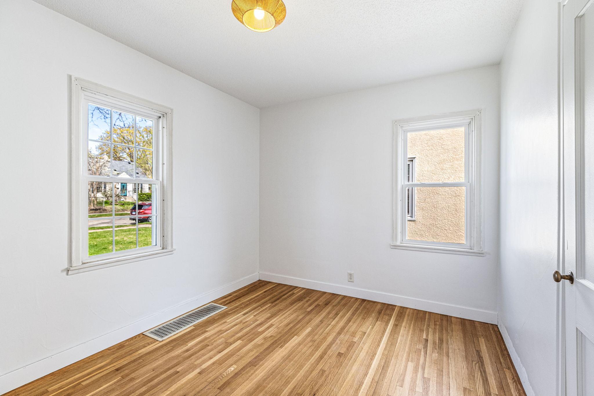 Bedroom two on the main level.