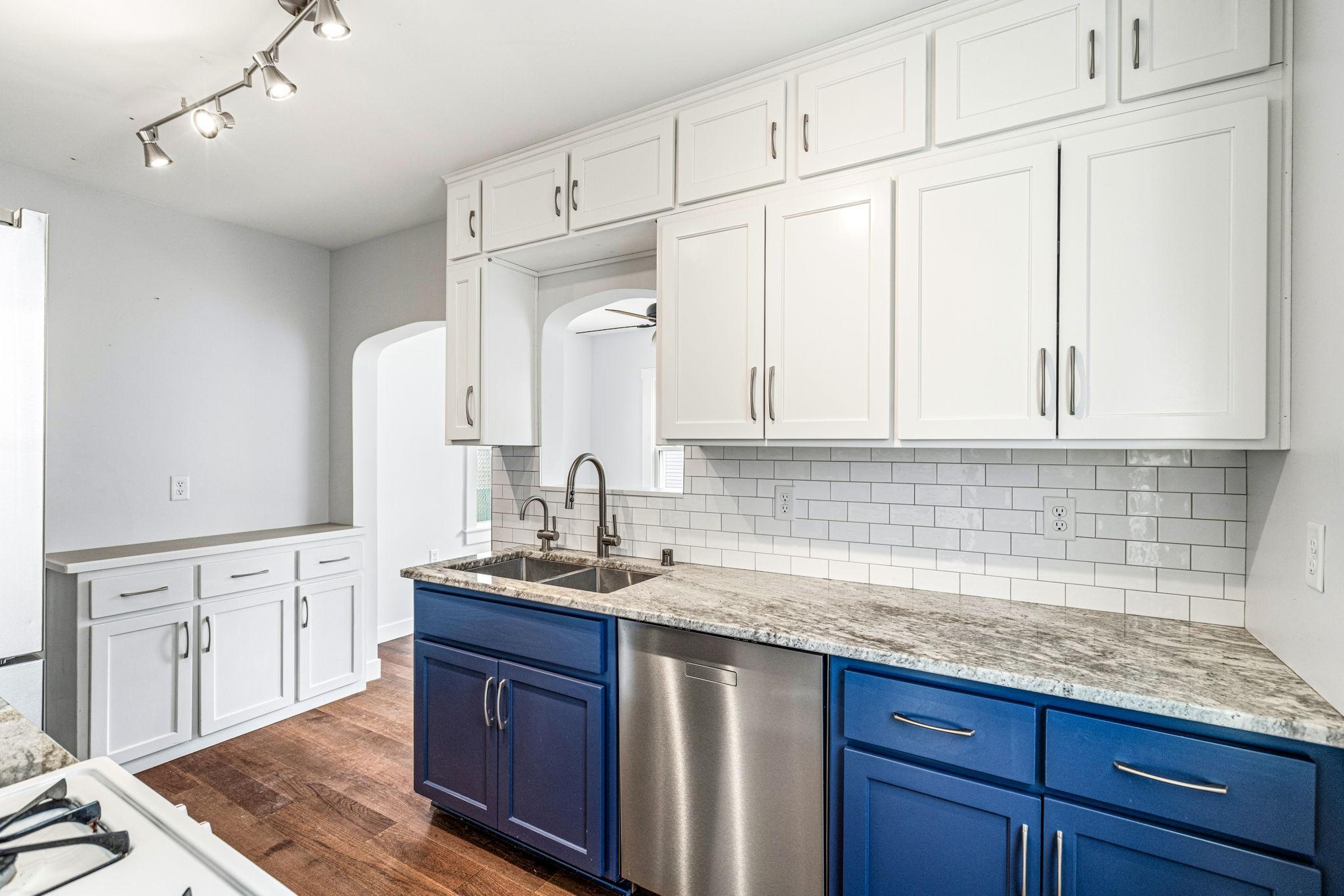 Completely new kitchen in 2021 leads through to an updated dining area.