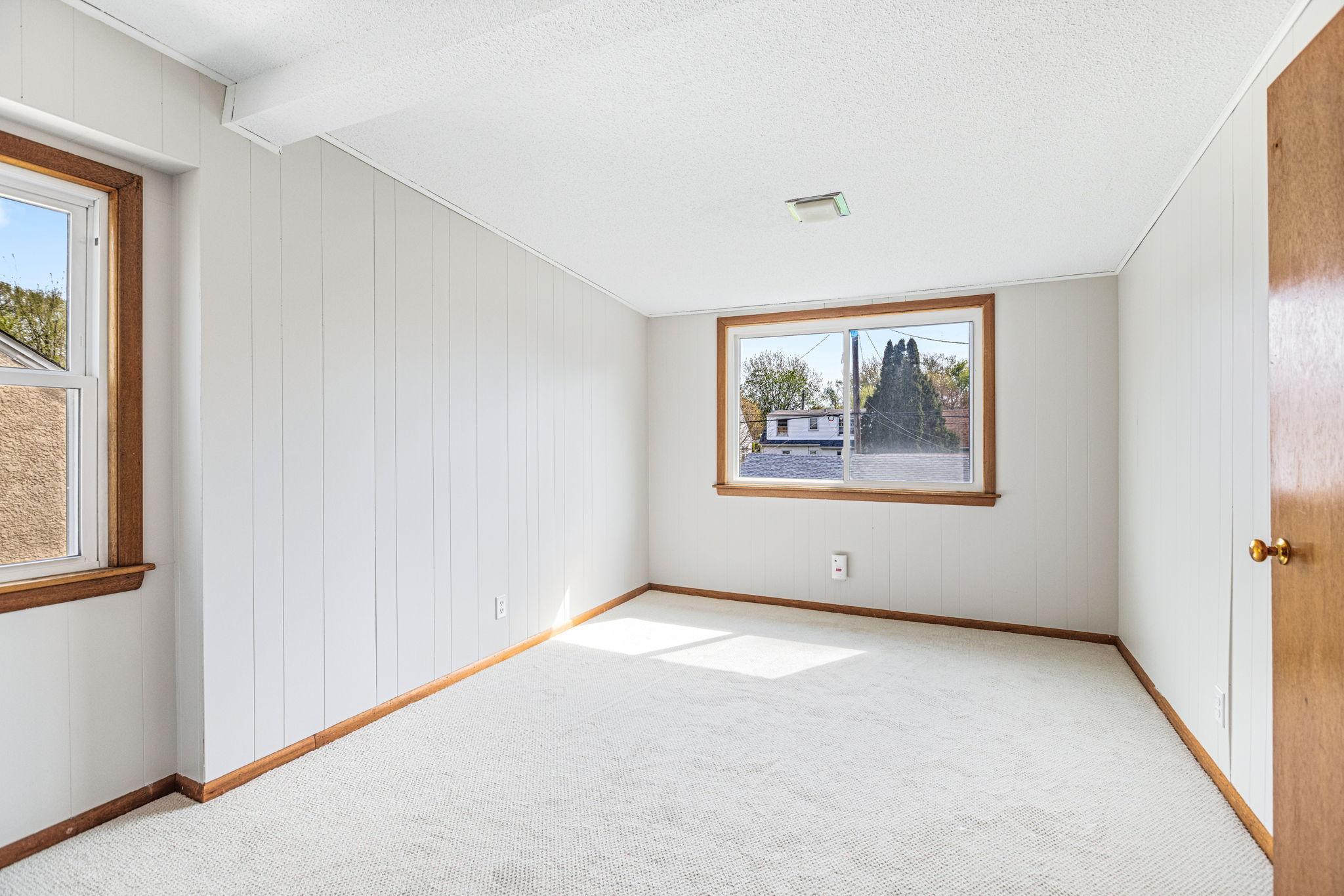 Third bedroom on upper level.