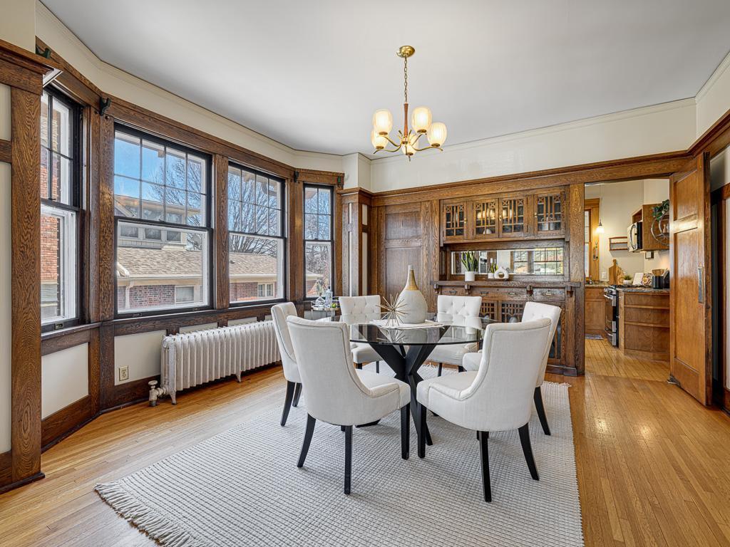 7 - Dining Room has a gorgeous original built-in buffet