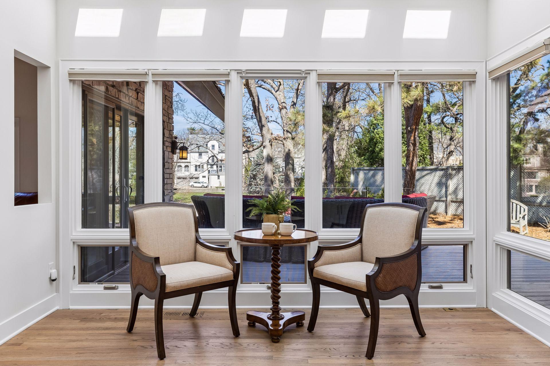 Enjoy Your Coffee Overlooking the Creek