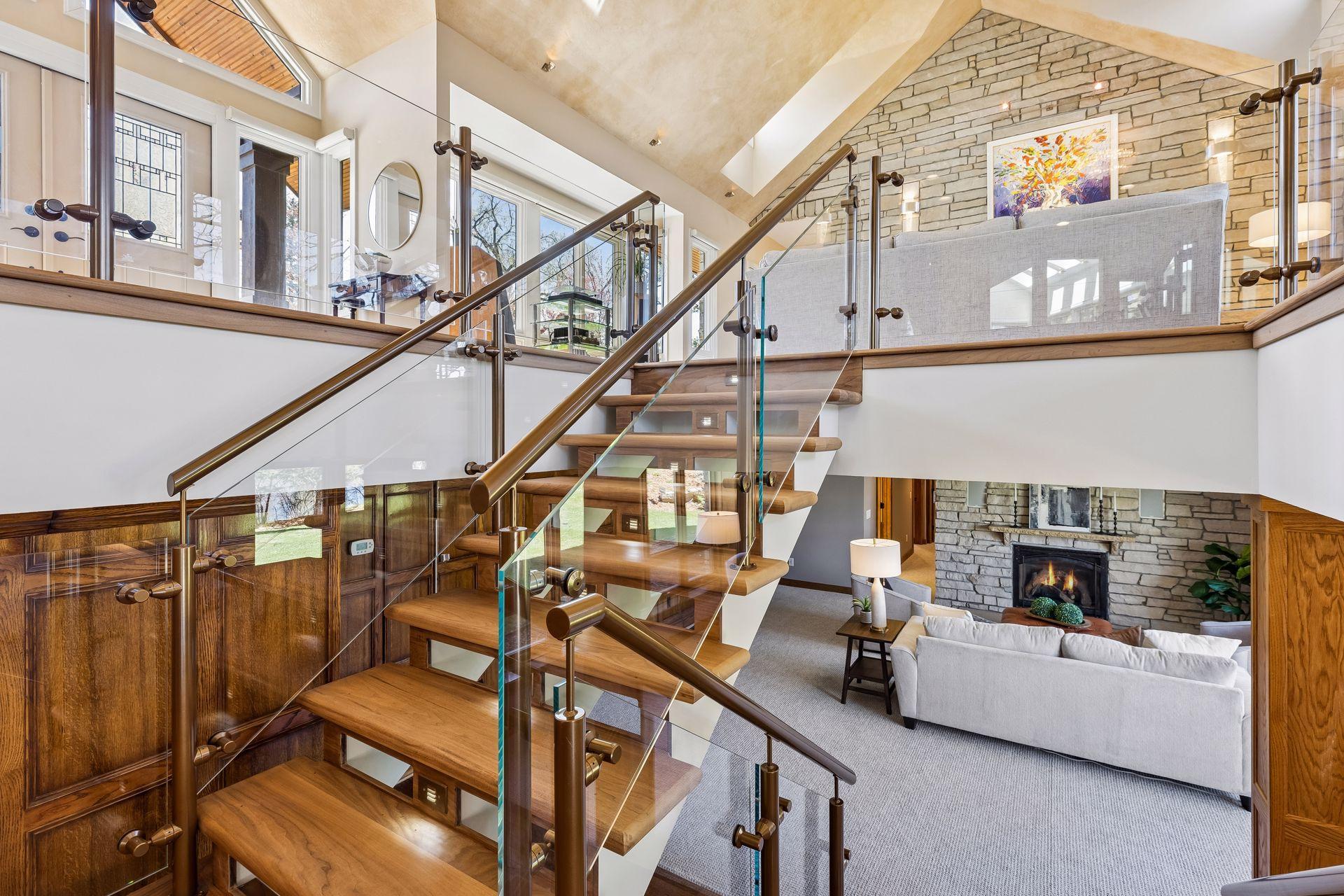 Custom Staircase to Basement