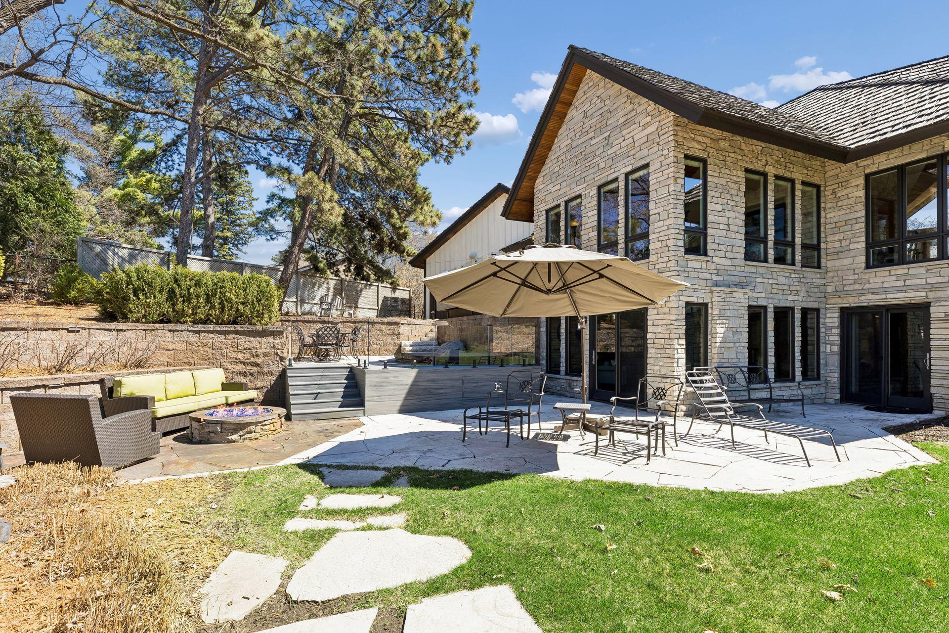 Gas Firepit & Spacious Lawn w/ Outdoor Dining and Lounging Spaces