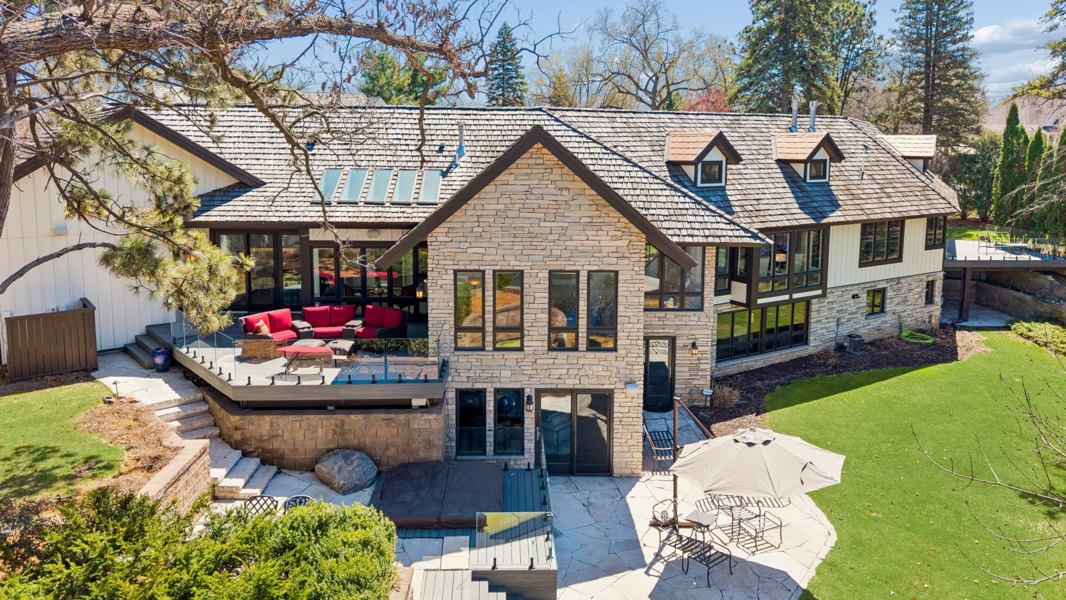 Spectacular 3-Tier Deck/Patio in Backyard