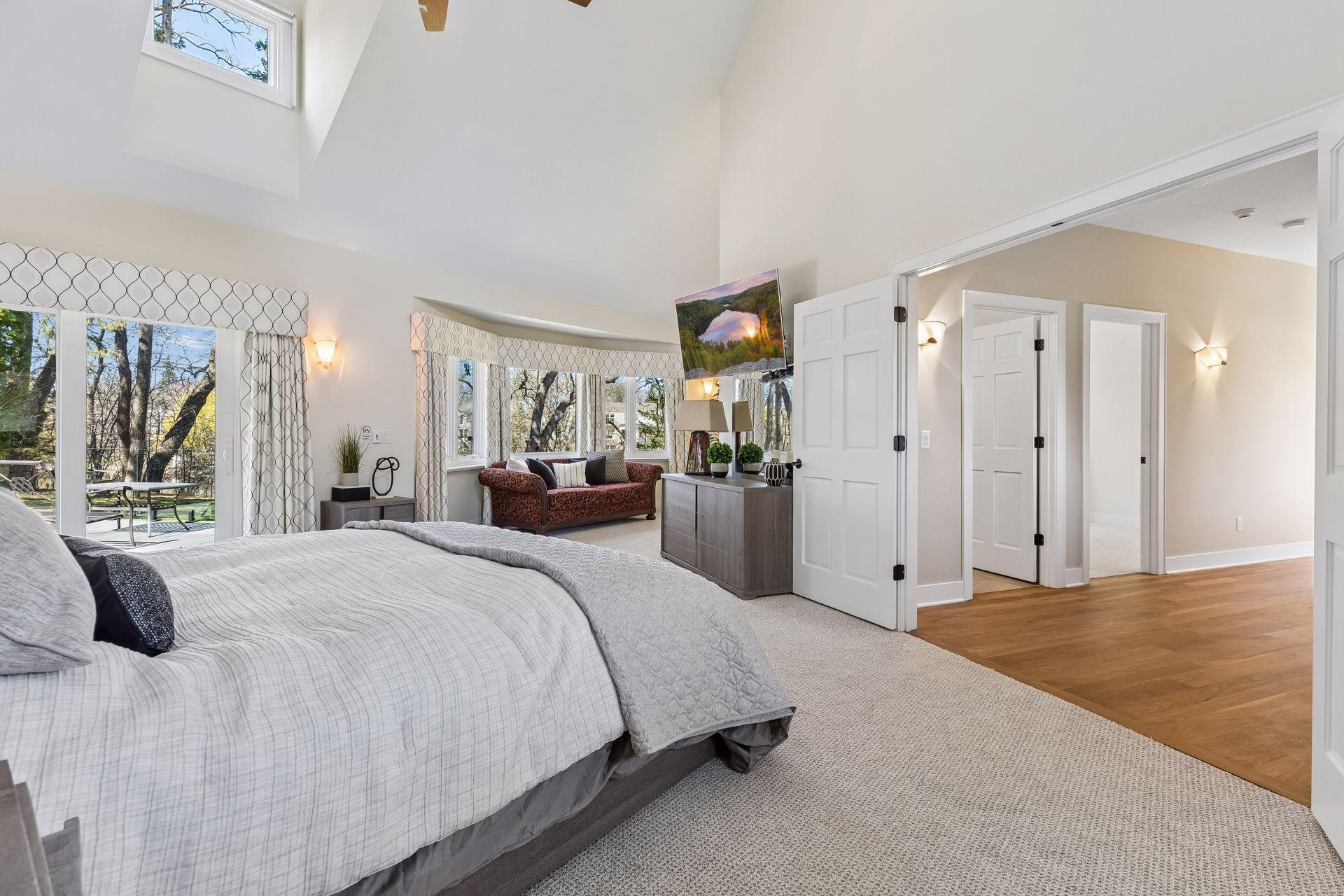 Seating Area Overlooking Creek