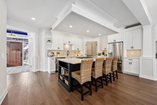 Kitchen Soffit with Two Tone Indirect Lighting