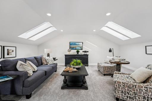 Loft with Velux Skylights