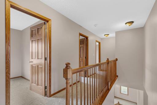 Throughout the home youâll find solid six-panel oak doors and new carpet has been installed wherever carpet is present.