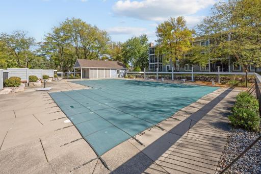 Seasonal outdoor pool area offers another great community amenity.