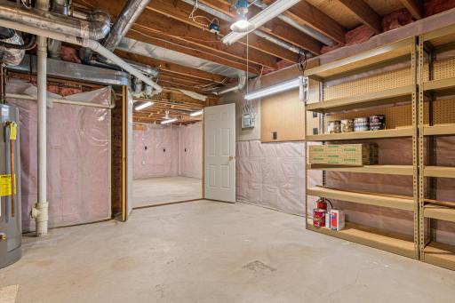 Tons of unfinished space to make your own.
