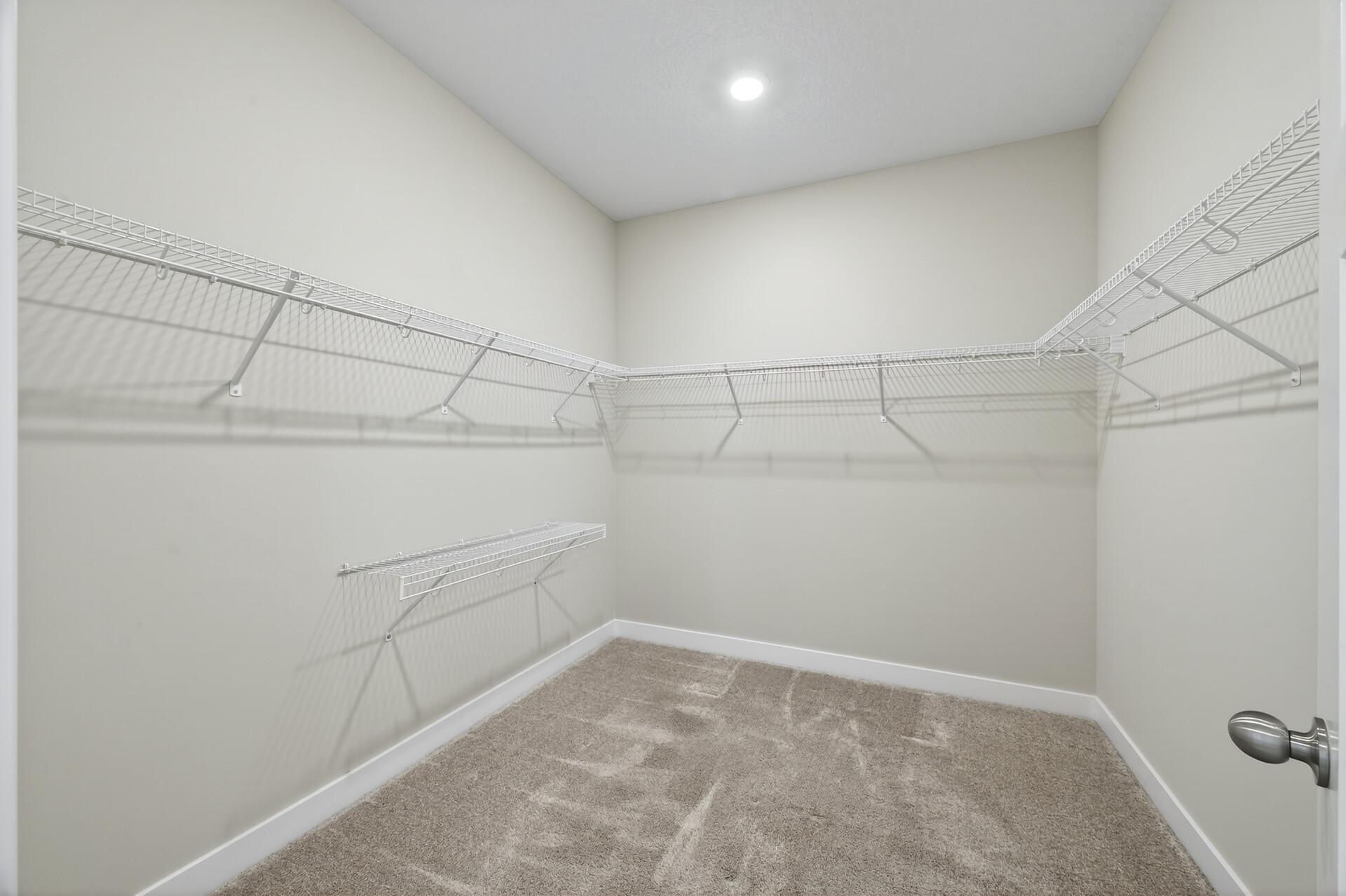 Owners Suite Large walk-in closet